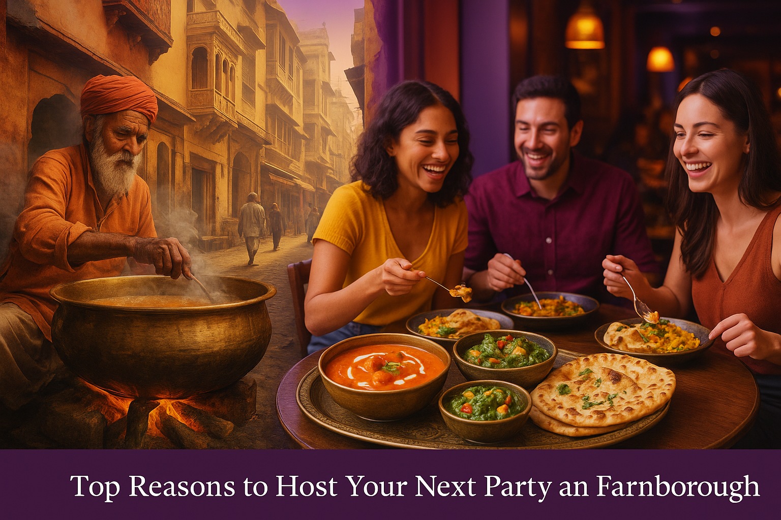 Authentic Indian cuisine from Tattava Indian Kitchen in Farnborough.
