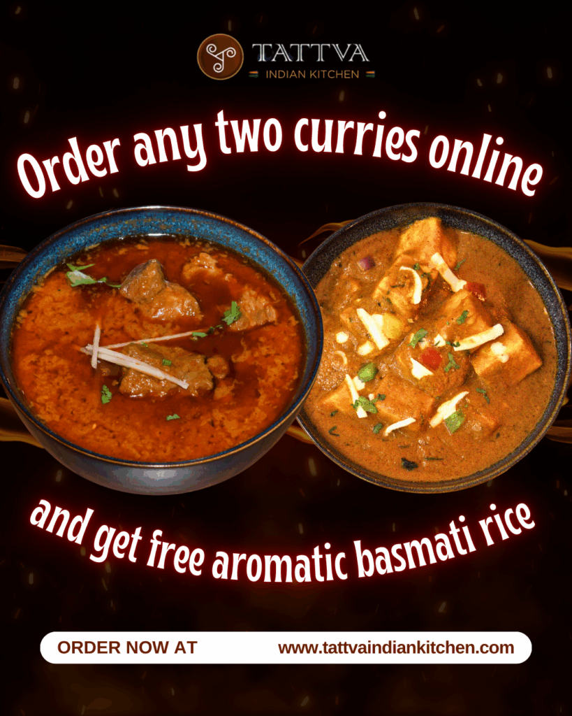 Authentic Indian cuisine from Tattava Indian Kitchen in Farnborough.